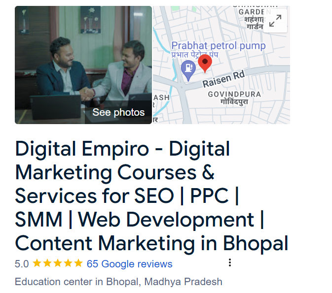 Digital Marketing Course in Bhopal 