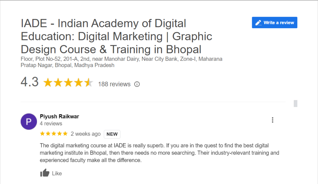 Digital Marketing Course in Bhopal