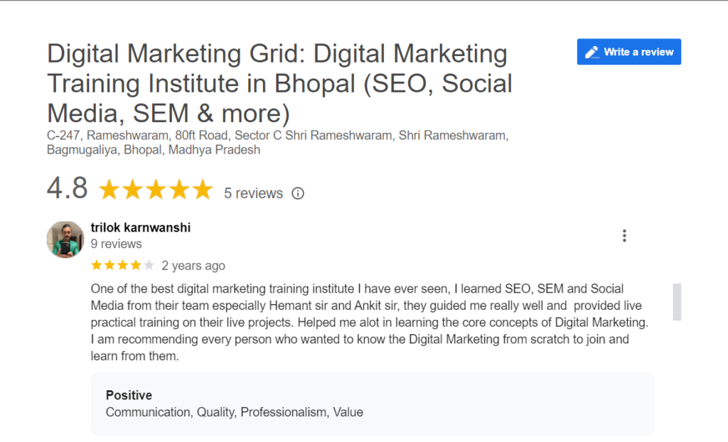 Digital Marketing Course in Bhopal