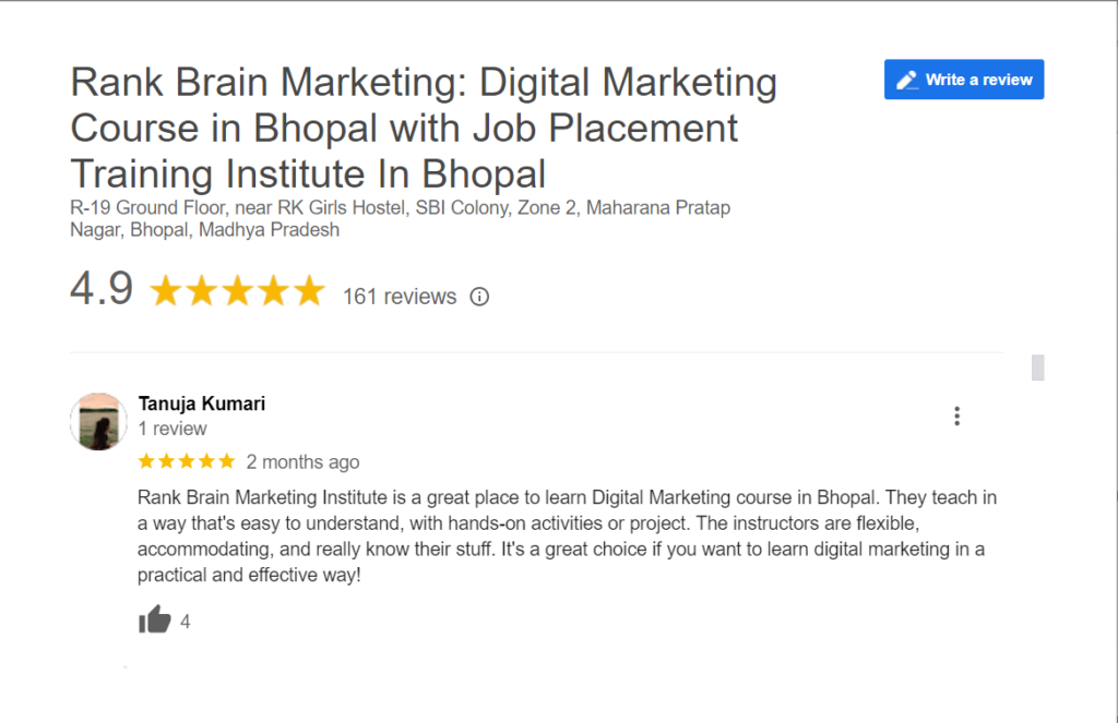 Digital Marketing Course in Bhopal 