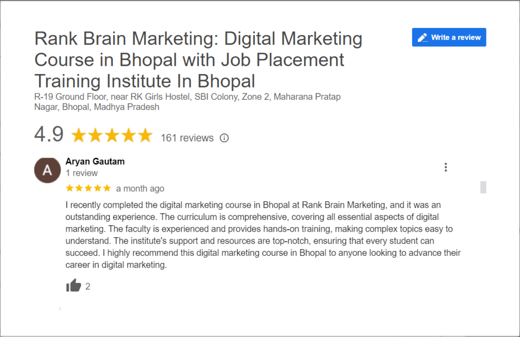 Digital Marketing Course in Bhopal 