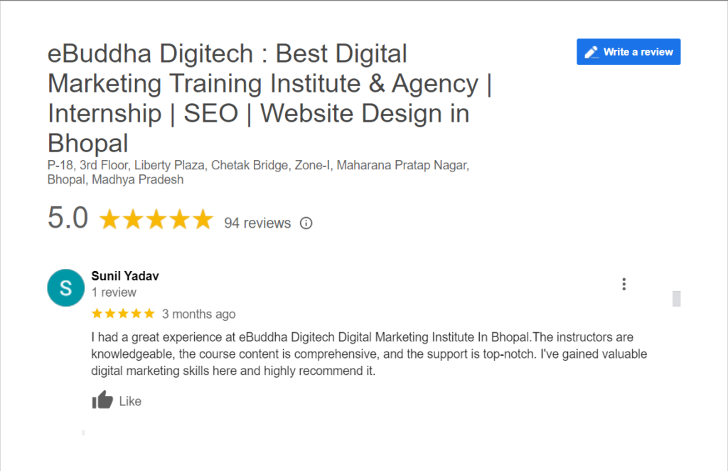 digital marketing course in Bhopal 