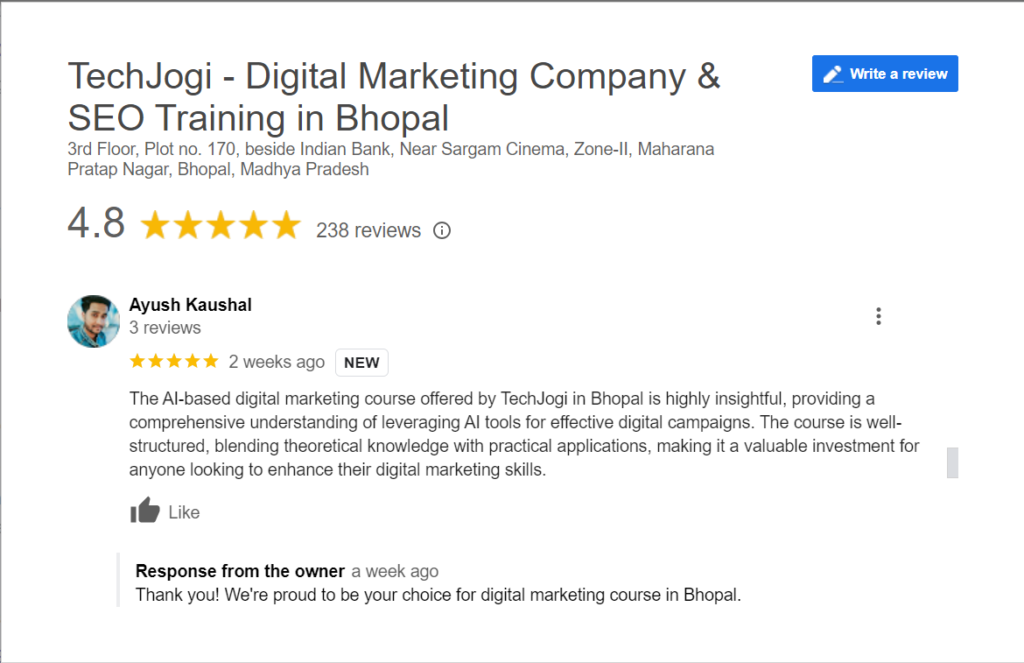 Digital Marketing Course in Bhopal 